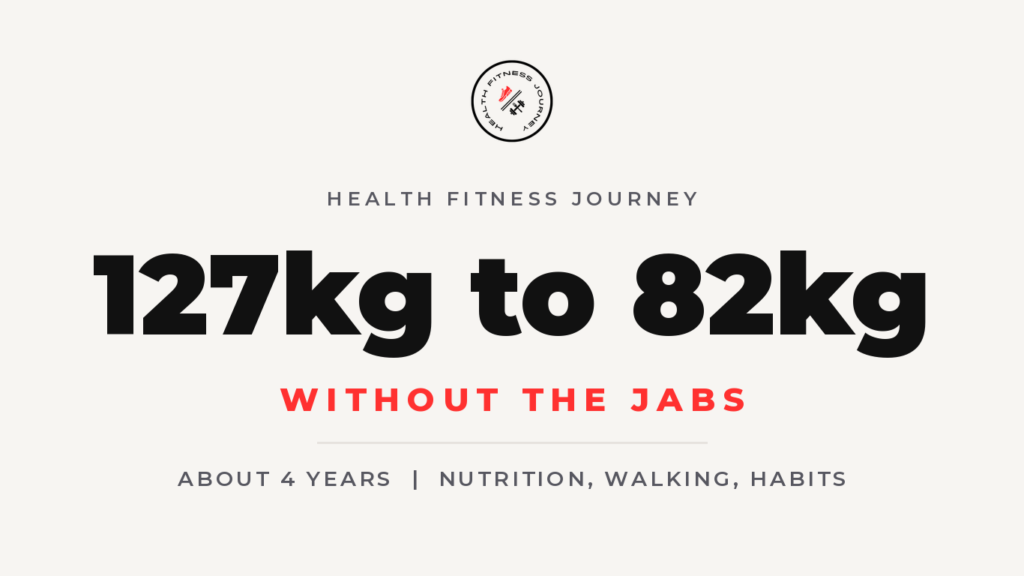 I Lost 45kg Without the Jabs. Here’s What I Actually Did