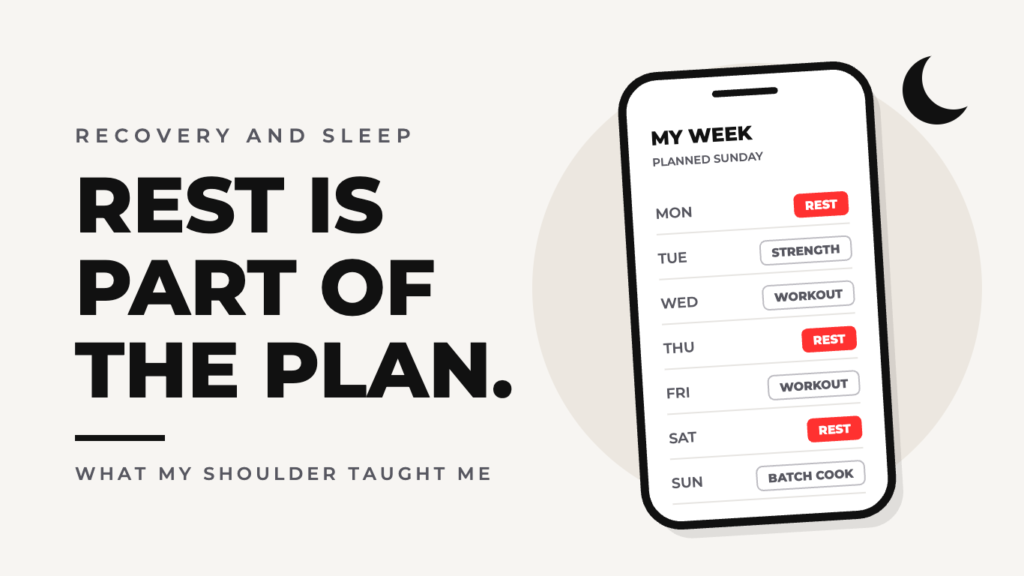 Rest is part of the plan: recovery, sleep and what surgery taught me